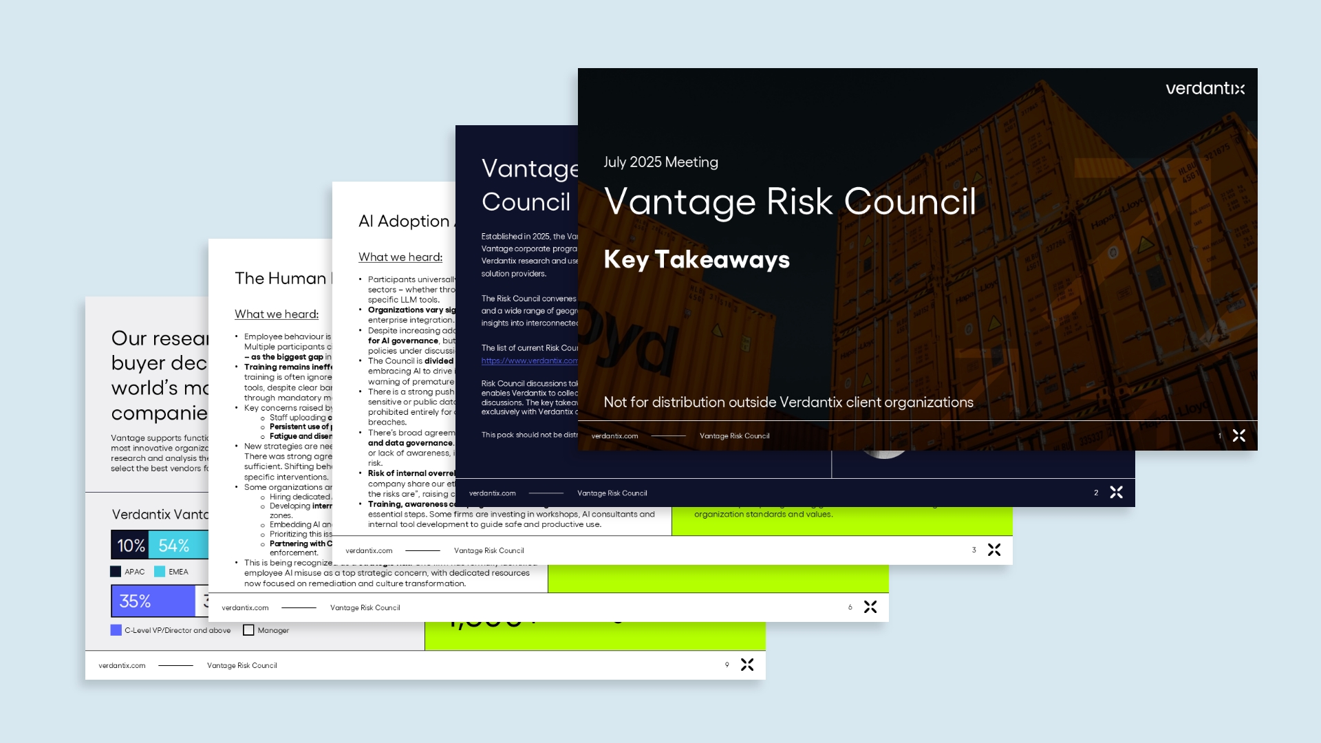 Verdantix Vantage Risk Council Key Takeaways